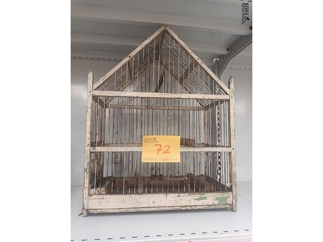 Lot 72 - brocante vogelkooi - afbeelding 1 van  3