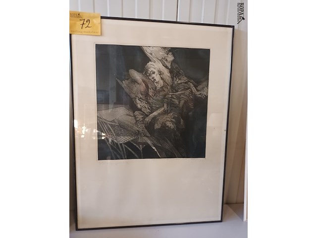 Lot 72 - ets piet peere 1986 - afbeelding 1 van  4