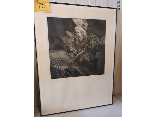 Lot 72 - ets piet peere 1986 - afbeelding 3 van  4