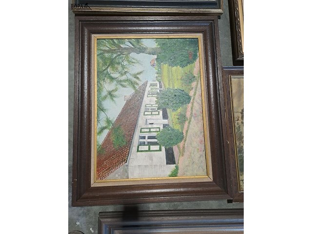 Lot 72 - lot stillevens in decoratieve kaders - 7 stuks - afbeelding 2 van  6