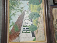 Lot 72 - lot stillevens in decoratieve kaders - 7 stuks - afbeelding 2 van  6