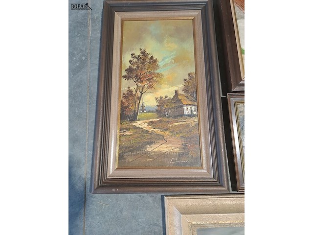 Lot 72 - lot stillevens in decoratieve kaders - 7 stuks - afbeelding 3 van  6