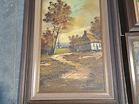 Lot 72 - lot stillevens in decoratieve kaders - 7 stuks - afbeelding 3 van  6