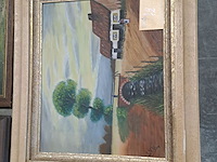 Lot 72 - lot stillevens in decoratieve kaders - 7 stuks - afbeelding 4 van  6