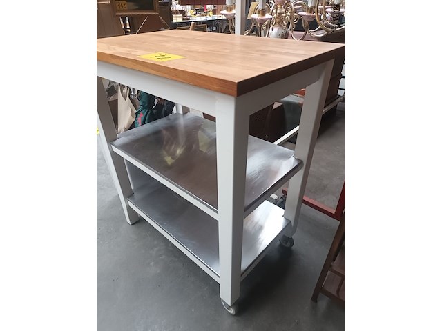 Lot 72 - mobiel keukeneiland - afbeelding 2 van  4