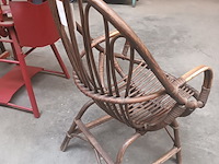 Lot 72 - rotan kuipstoel - afbeelding 3 van  3