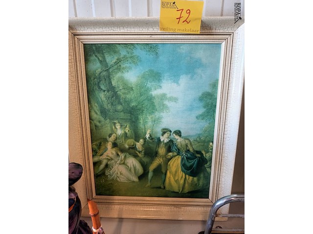 Lot 72 - schilderij dansend koppel - afbeelding 1 van  4