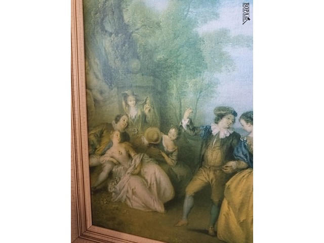 Lot 72 - schilderij dansend koppel - afbeelding 3 van  4