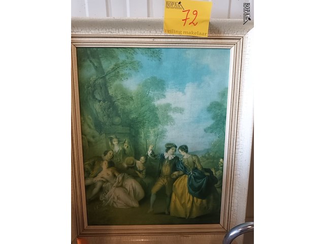 Lot 72 - schilderij dansend koppel - afbeelding 4 van  4