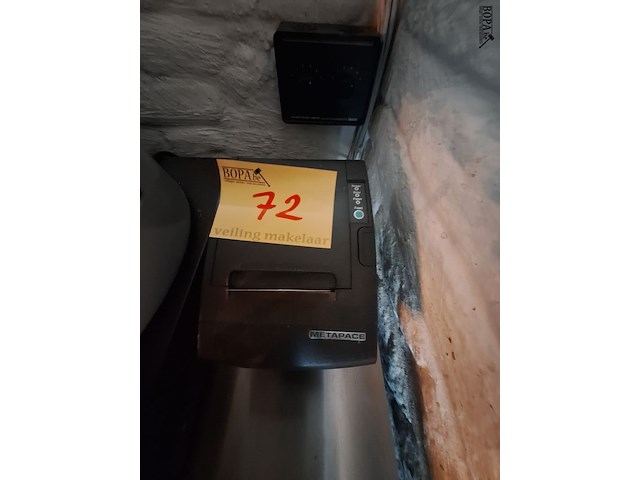 Lot 72 - ticketprinter metapace - afbeelding 1 van  2