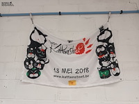Lot 72 - vlag kattenstoet ieper 2018 - afbeelding 1 van  4
