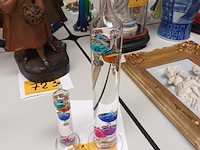 Lot 728 - thermometer in glas. 2 stuks