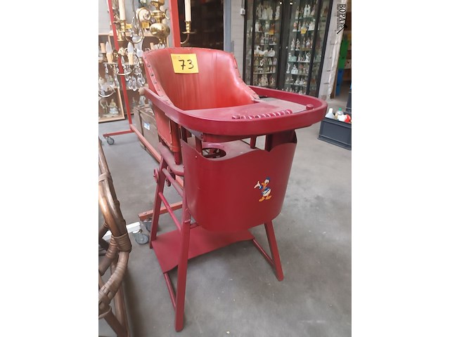 Lot 73 - antieke kinderstoel - afbeelding 1 van  4