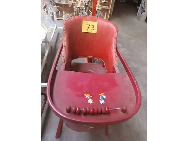 Lot 73 - antieke kinderstoel - afbeelding 4 van  4