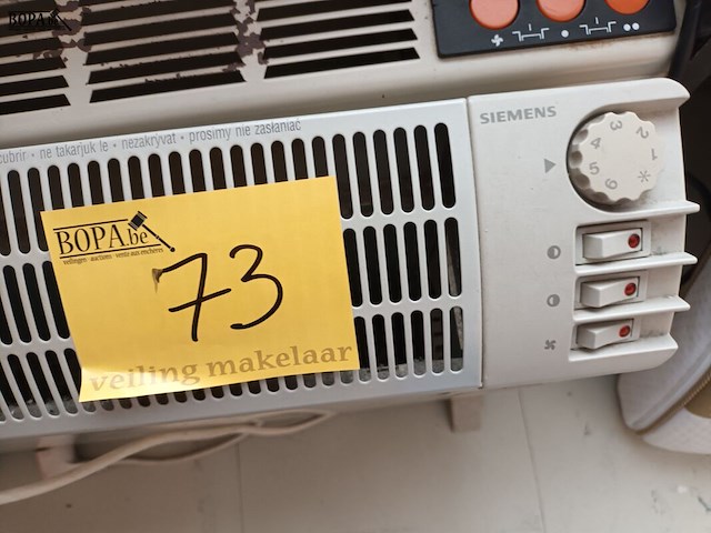 Lot 73 - elektrisch verwarmingstoestel. 2 stuks - afbeelding 3 van  5