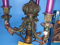 Lot 73 - koppel kandelaars - afbeelding 4 van  4
