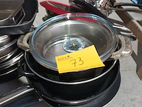 Lot 73 - lot potten en pannen. 20 stuks - afbeelding 3 van  4