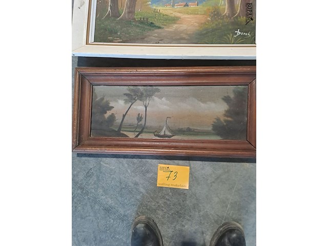 Lot 73 - lot stillevens in decoratieve kaders - 4 stuks - afbeelding 2 van  5