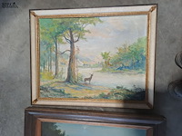 Lot 73 - lot stillevens in decoratieve kaders - 4 stuks - afbeelding 3 van  5