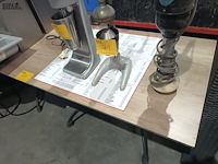 Lot 73 - rechthoekige tafels. 5 stuks - afbeelding 2 van  4