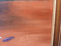 Lot 73 - schilderij bloemen - afbeelding 2 van  3