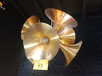 Lot 73 - trompet plafondverlichting - afbeelding 1 van  3