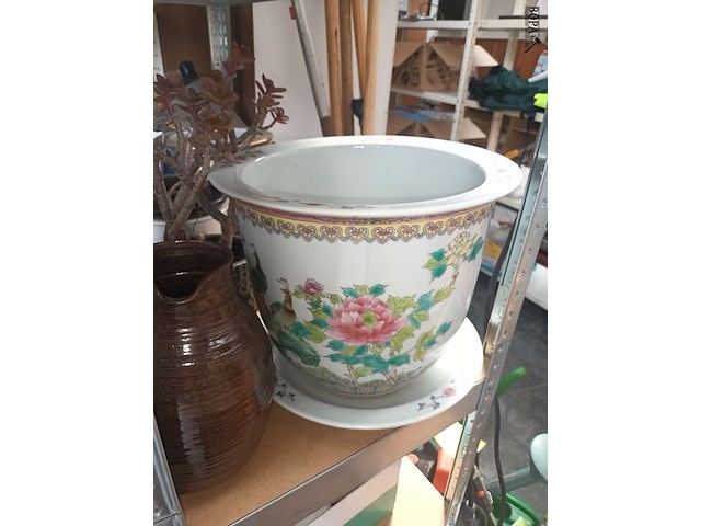 Lot 73 - vazen en bloempotten. 11 stuks - afbeelding 4 van  5