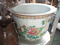 Lot 73 - vazen en bloempotten. 11 stuks - afbeelding 4 van  5