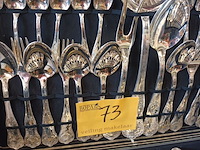 Lot 73 - verzilverd bestekset - afbeelding 2 van  5