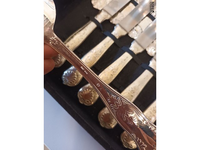 Lot 73 - verzilverd bestekset - afbeelding 5 van  5