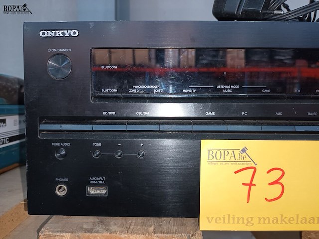 Lot 73 - video versterker onkyo - afbeelding 3 van  4