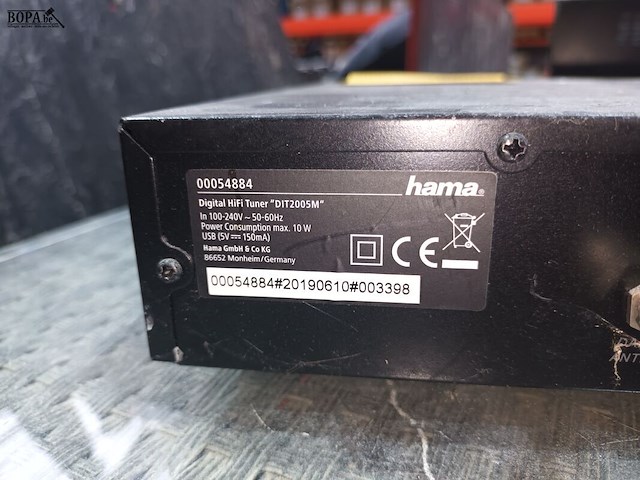 Lot 74 - hama digitale hifi tuner - afbeelding 4 van  4