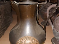 Lot 74 - koperen kannen. 4 stuks - afbeelding 2 van  4