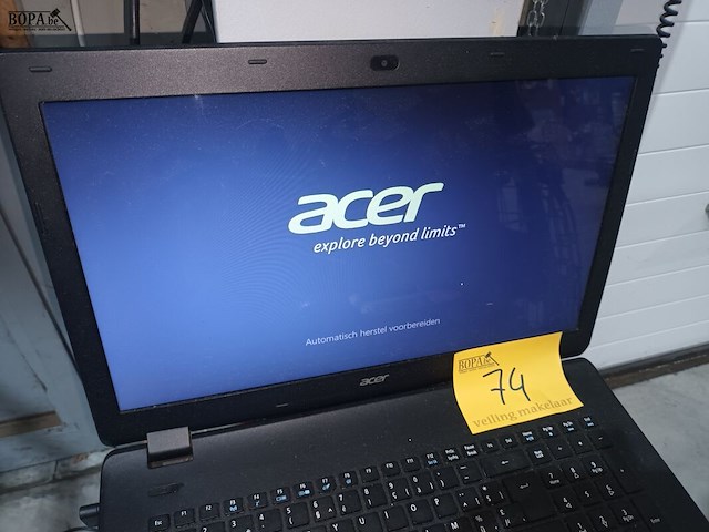 Lot 74 - laptop acer aspire - afbeelding 3 van  3