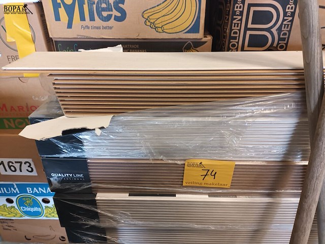 Lot 74 - muurpanelen quality line. 10 stuks - afbeelding 3 van  5