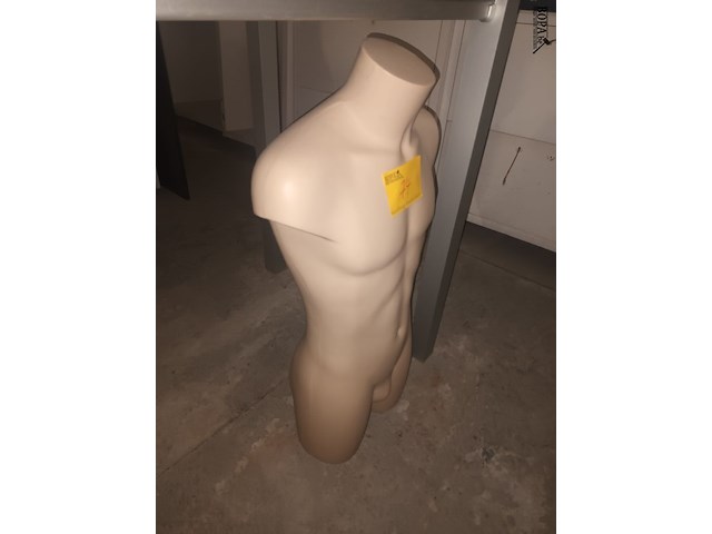 Lot 74 - paspop man torso - afbeelding 2 van  2