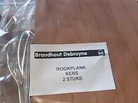 Lot 74 - rookplankjes kers en notelaar. 31 stuks - afbeelding 3 van  3