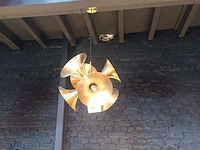 Lot 74 - trompet plafondverlichting - afbeelding 3 van  3