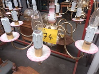 Lot 74 - vlaamse luster in keramiek - afbeelding 2 van  4