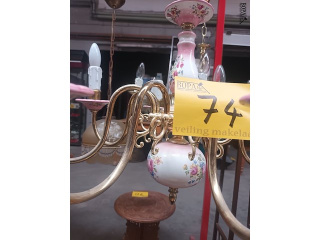 Lot 74 - vlaamse luster in keramiek - afbeelding 4 van  4