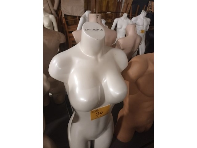 Lot 74 - witte torso vrouw - afbeelding 2 van  3