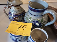 Lot 75 - antiek keramiek. 4 stuks - afbeelding 1 van  4