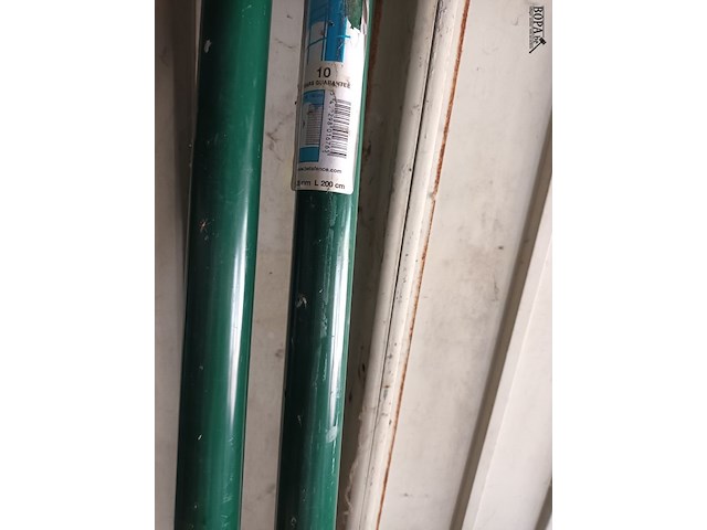 Lot 75 - groene betafence palen. 4 stuks - afbeelding 3 van  5
