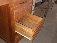 Lot 75 - houten bureau - afbeelding 3 van  3