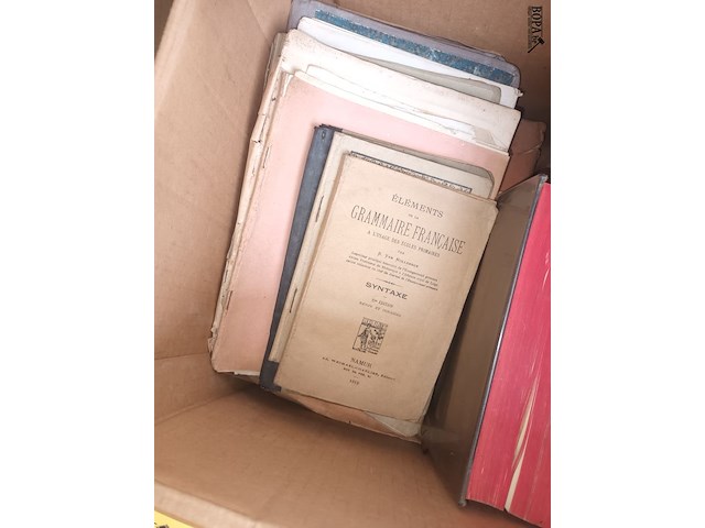 Lot 75 - oude schoolboeken en cursussen - afbeelding 2 van  4
