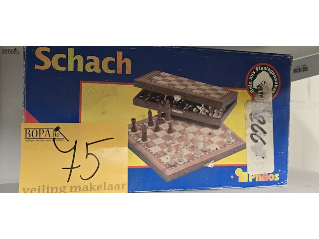 Lot 75 - schaakspel - afbeelding 1 van  1