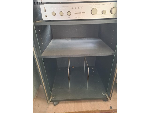 Lot 75 - vintage stereokast met toestel maraniz - afbeelding 3 van  3