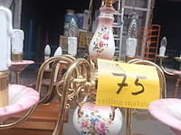 Lot 75 - vlaamse luster in keramiek - afbeelding 2 van  4