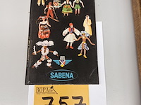 Lot 757 - sabena brochure - afbeelding 1 van  4