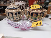 Lot 758 - glazen schaal in murano stijl - afbeelding 2 van  3